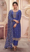 Saanjh By Vinay Kuleesh Silk Georgette Embroidered Salwar Kameez Manufacturers
